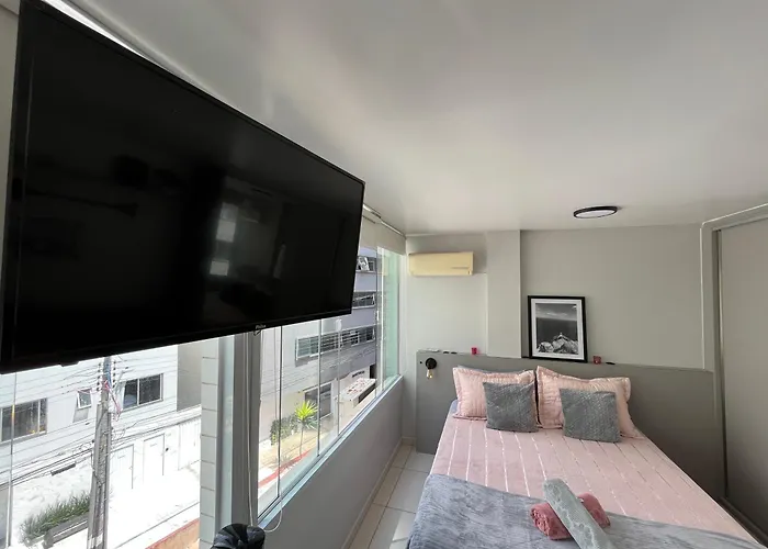 Apartamento Dos Sonhos - Studio Em Predio A Beira Mar